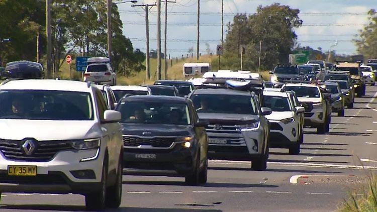 Easter traffic headache as weekenders return home